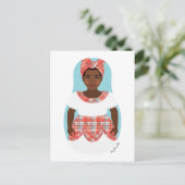 Carte postale jamaïcaine Matryoshka (Debout devant)