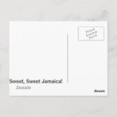 Carte postale Jamaïque (Dos)