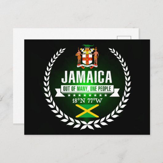 Carte Postale Jamaïque (Devant / Derrière)