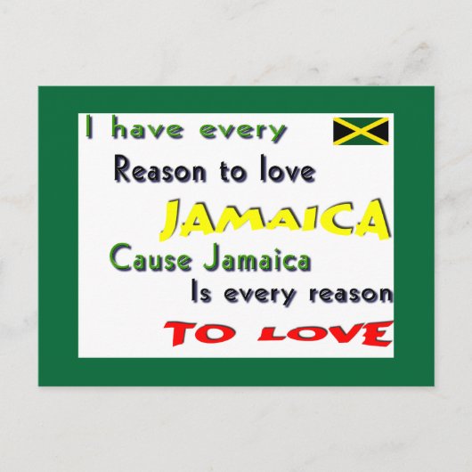 Carte Postale jamaïque (Devant)