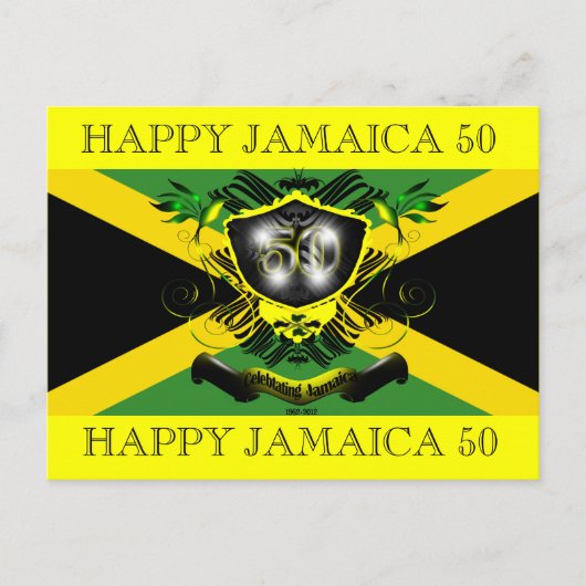 Carte postale Jamaïque 50 Celebration (Devant)