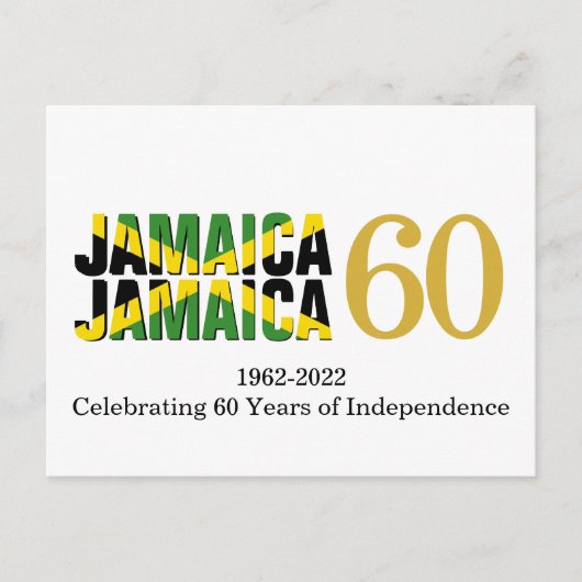 Carte Postale JAMAÏQUE 60e Anniversaire de l'Indépendance (Devant)