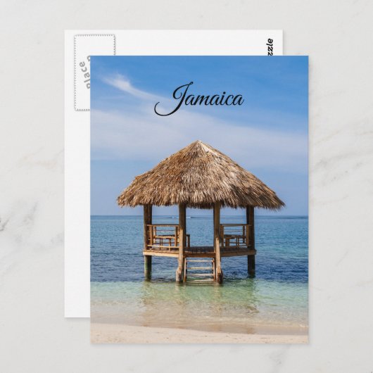 Carte Postale Jamaïque Beach (Devant / Derrière)