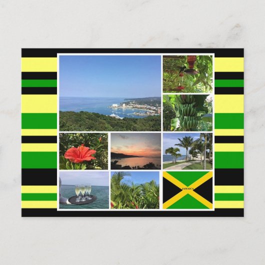 Carte Postale Jamaïque - Collage photo (Devant)
