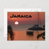 Carte postale Jamaïque Sunset (Devant / Derrière)