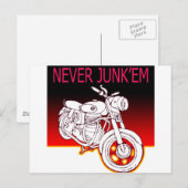 Carte Postale Jamais... (Devant / Derrière)