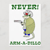 Carte Postale Jamais Arm-A-Dillo (Devant)