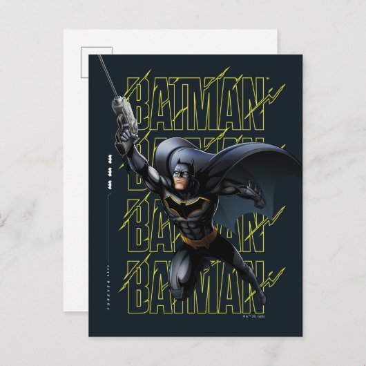 Carte Postale Jamais Batman Grappling Hook (Devant / Derrière)