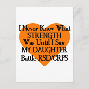 Carte Postale Jamais connu la force/le coeur/la fille...RSD/CRPS