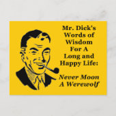 Carte Postale Jamais Lune Un Loup-Occidental (Devant)