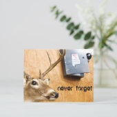 Carte Postale jamais oublier (Debout devant)