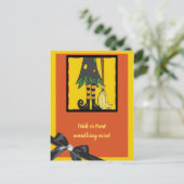 Carte Postale jambes de sorcière Halloween (Debout devant)