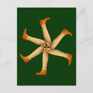 Carte postale Jambes en bois
