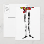 Carte postale Jambes maigres (Devant / Derrière)