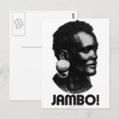 Carte Postale JAMBO ! Salutation swahili (Devant / Derrière)