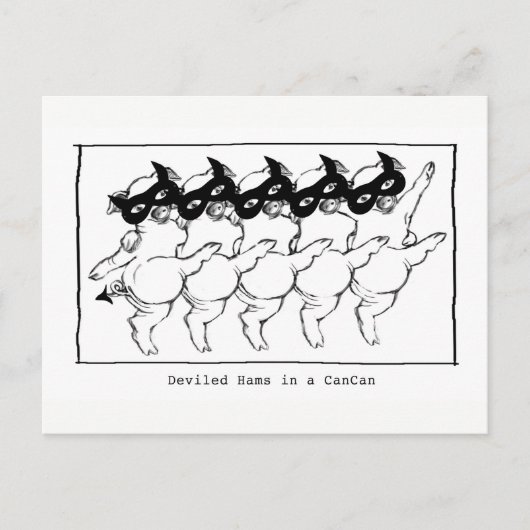 Carte postale - jambon de Deviled dans une boîte (Devant)