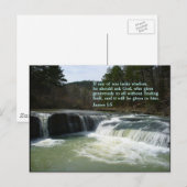Carte Postale James 1:5 Cascade (Devant / Derrière)