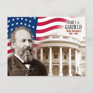 Carte Postale James A. Garfield - 20e Président des États-Unis