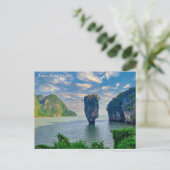 Carte Postale James Bond Island Phang Nga Bay Phuket Thaïlande (Debout devant)