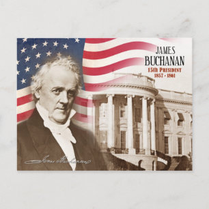 Carte Postale James Buchanan - 15e président des États-Unis