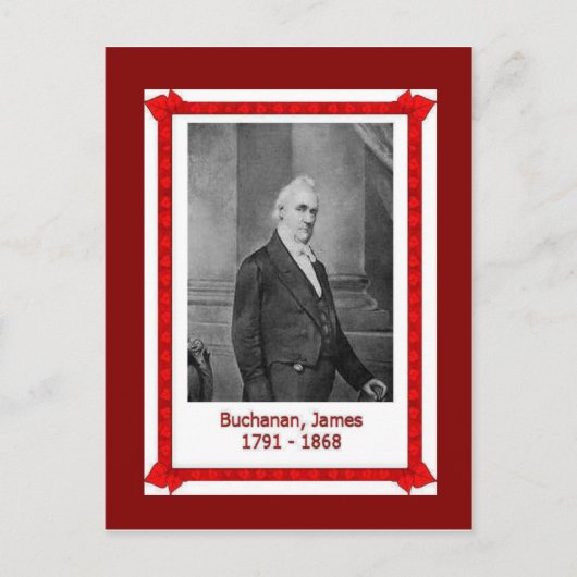 Carte Postale James Buchanan 1701 - 1868 (Devant)