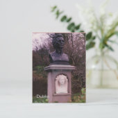 Carte Postale James Clarence Mangan Monument, Dublin, Irlande (Debout devant)