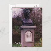 Carte Postale James Clarence Mangan Monument, Dublin, Irlande (Devant / Derrière)