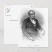 Carte Postale James Fenimore Cooper (Devant / Derrière)