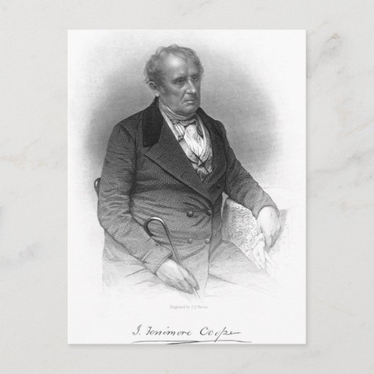 Carte Postale James Fenimore Cooper (Devant)