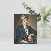 Carte Postale James Joyce "Erreurs/portails" Citation Cadeaux &  (Debout devant)