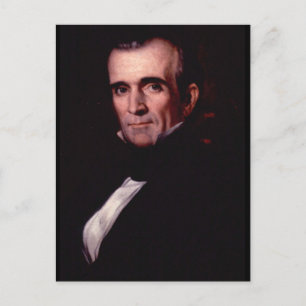 Carte Postale James K. Polk 11ème président des États-Unis