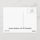 Carte Postale James Madison (Dos)