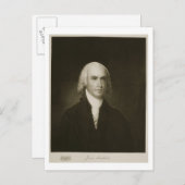 Carte Postale James Madison, 4e président des États-Unis (Devant / Derrière)