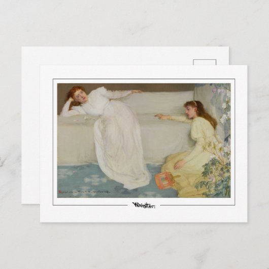 Carte Postale James McNeill Whistler #262-2 - Fine Art Postca... (Devant / Derrière)
