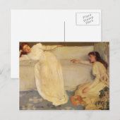 Carte Postale James McNeill Whistler - Symphonie en blanc, no 3 (Devant / Derrière)