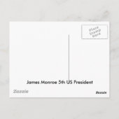 Carte Postale James Monroe (Dos)