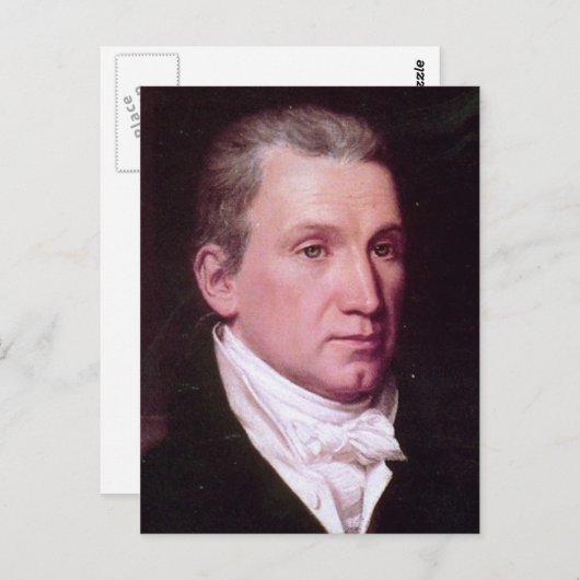 Carte Postale James Monroe (Devant / Derrière)