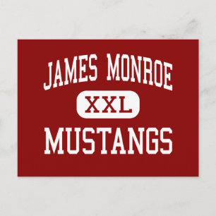 Carte Postale James Monroe - Mustangs - Moyen - Eugene Oregon