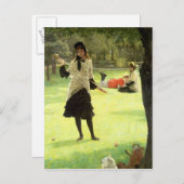 Carte Postale James Tissot | Croquet, c.1878 (Devant / Derrière)