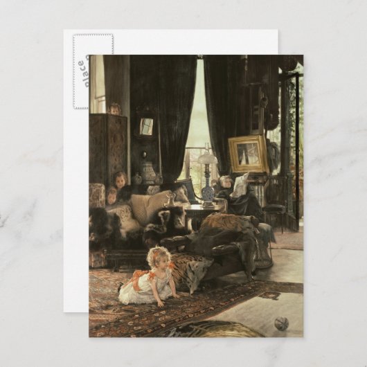 Carte Postale James Tissot | Hide and Seek, c.1880-82 (Devant / Derrière)