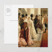 Carte Postale James Tissot | La femme de la mode, 1883-5 (Devant / Derrière)