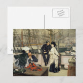 Carte Postale James Tissot | Le Capitaine et le Mate, 1873 (Devant / Derrière)