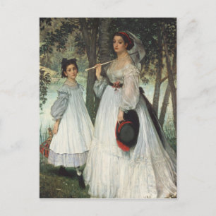 Carte Postale James Tissot   Les Deux Soeurs : Portrait, 1863