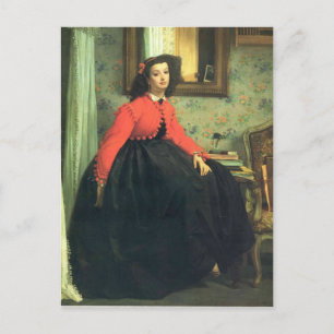 Carte Postale James Tissot - Portrait de Mlle. L.L.