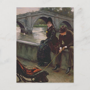 Carte Postale James Tissot   Richmond Bridge, c.1878