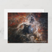 Carte Postale James Webb Tarantula Nebula Hi-Res Image 2022 (Devant / Derrière)