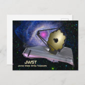Carte Postale James Webb Télescope spatial JWST (Devant / Derrière)