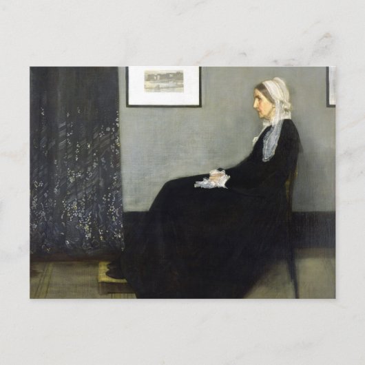 Carte Postale JAMES WHISTLER - Arrangement en gris et noir (Devant)