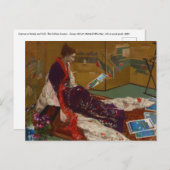 Carte Postale James Whistler - Caprice en violet et or (Devant / Derrière)