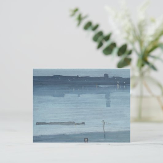 Carte Postale James Whistler - Nocturne : Chelsea (Debout devant)